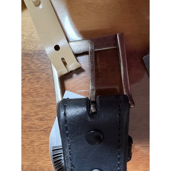 NEW MENS PLUS SIZE LEATHER BELTS SIZE 50 3 PCS. BROWN-BLACK REVERSIBLE READ!! - Picture 6 of 10